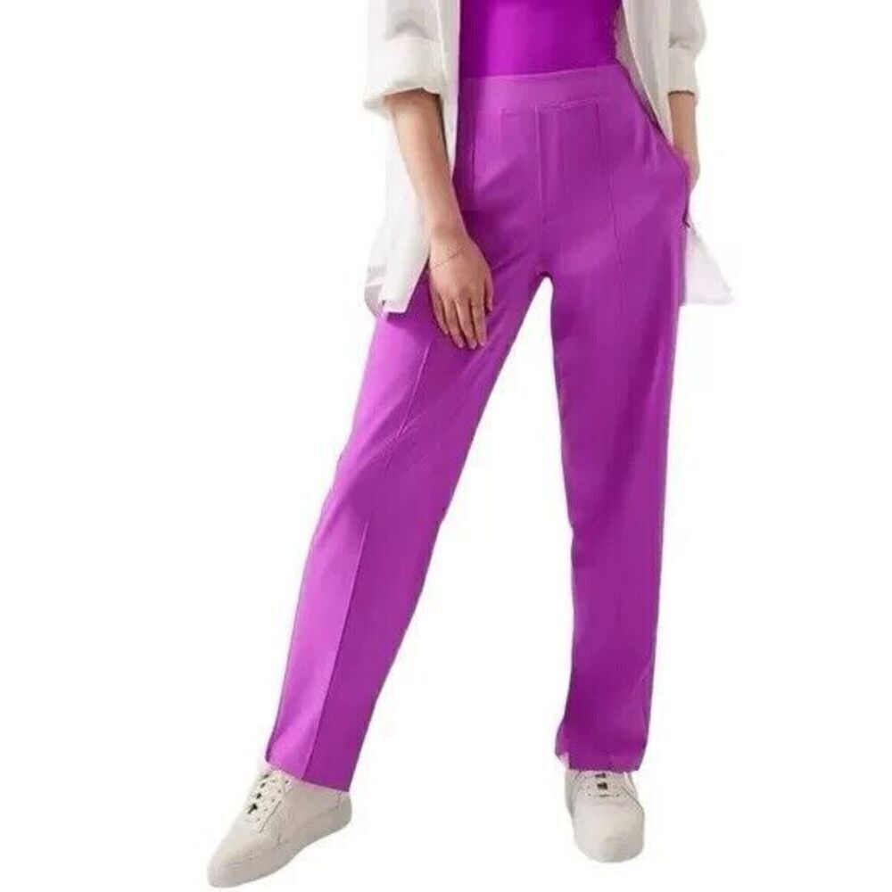 Athleta‎ Size 24 Purple Pants Vienna Slim Pant 2022